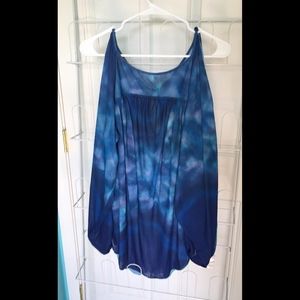 Free People Mystic Blue Top